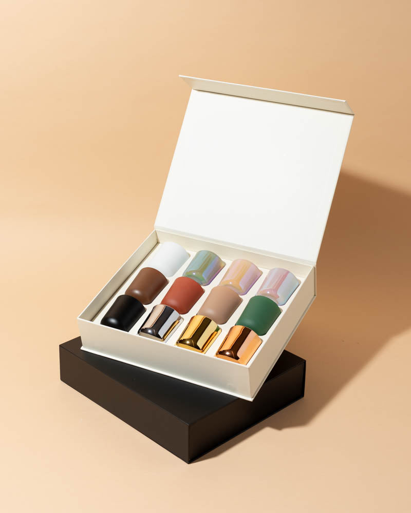 12-pack advent magnetic candle box 2.5oz