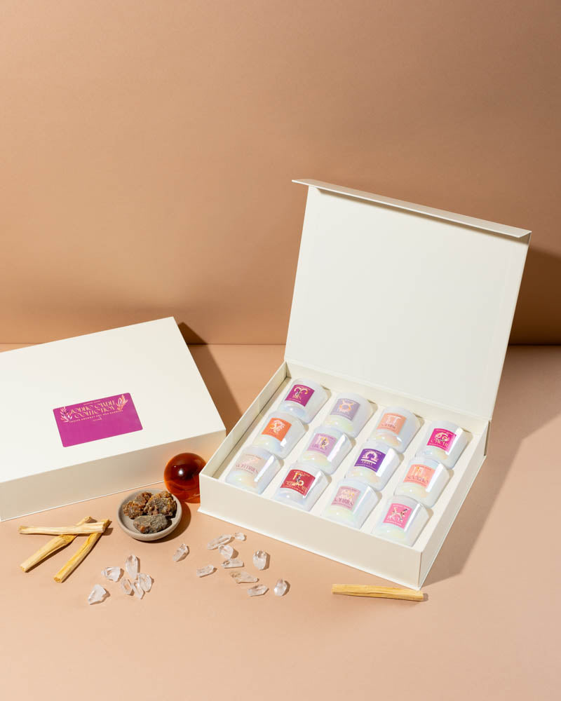 12-pack advent magnetic candle box 2.5oz