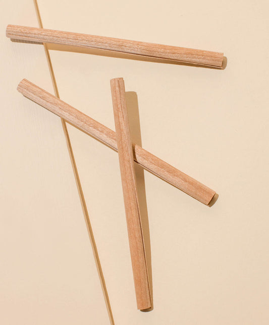 Spiral wood wick .01 x .375" x 5" x 100 (Q)