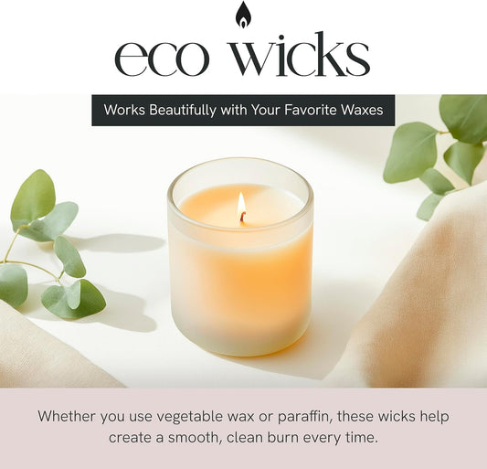 ECO Wicks, 6" Length Pack of 100