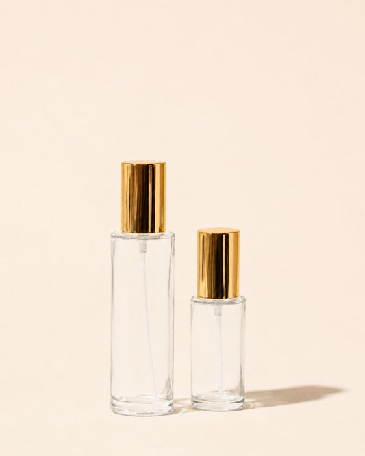 capri glass perfume bottles