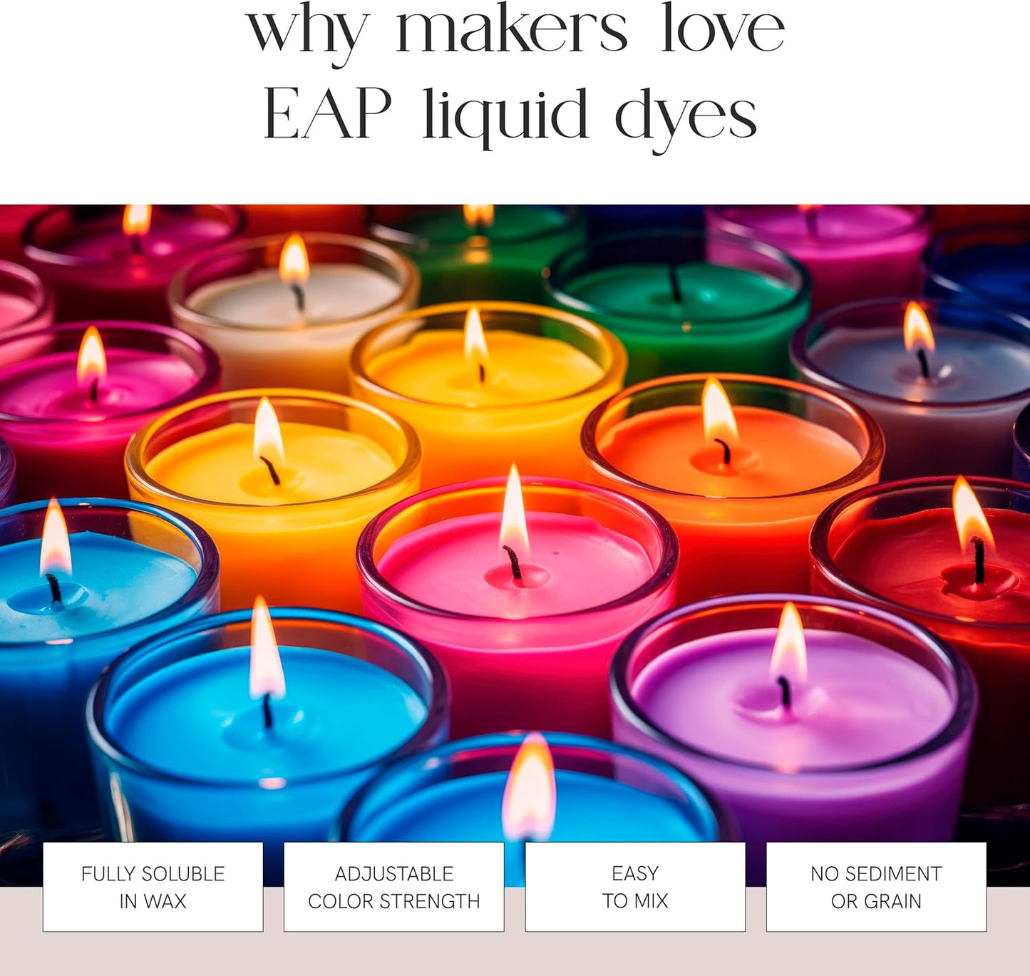 EAP Innovations ECOREACH Liquid Candle Dyes