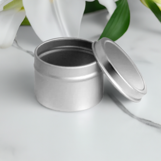 rolled edge tin round